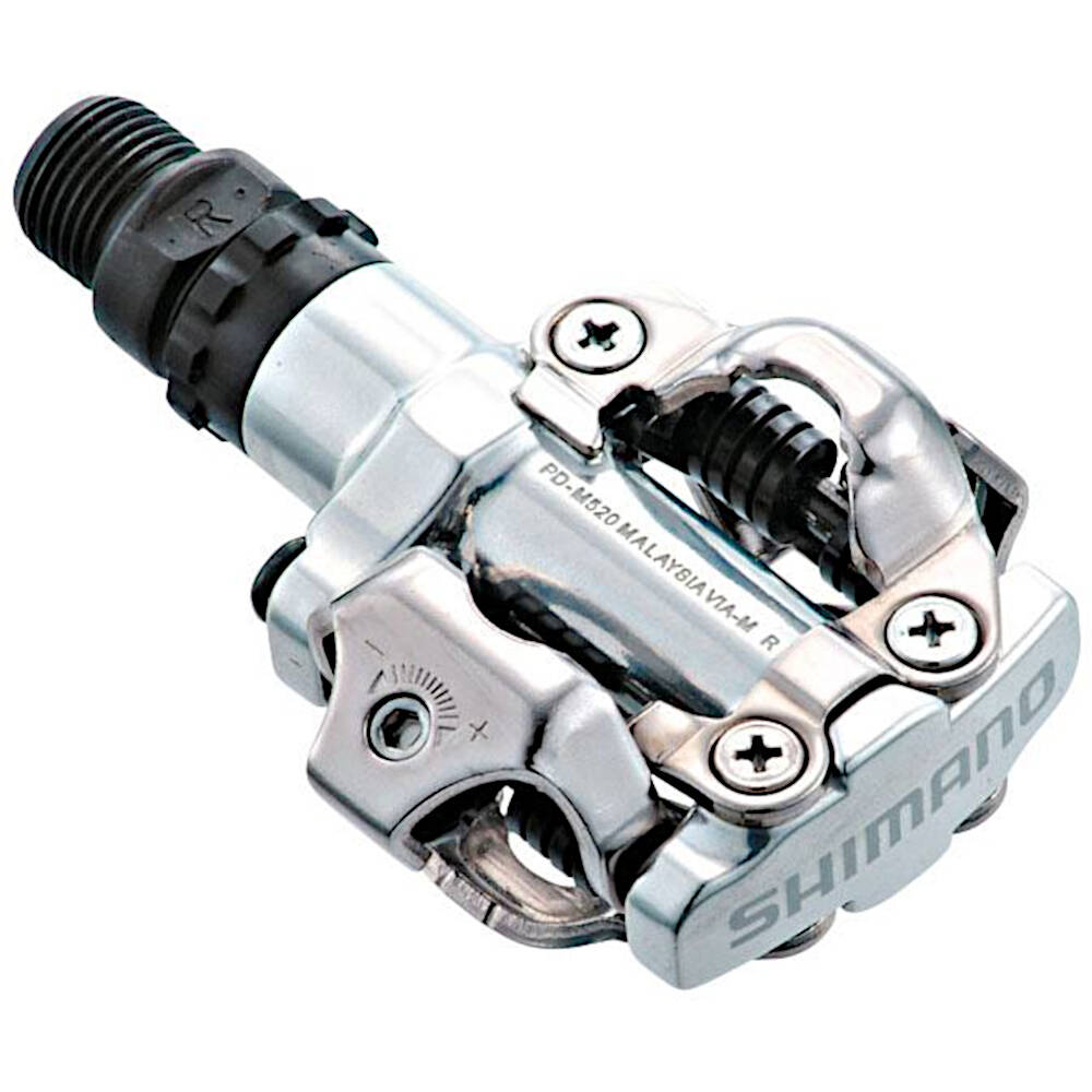 Shimano M520 Pedals (Pair) - Silver
