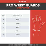 SkateHut Pro Wrist Guards - Black