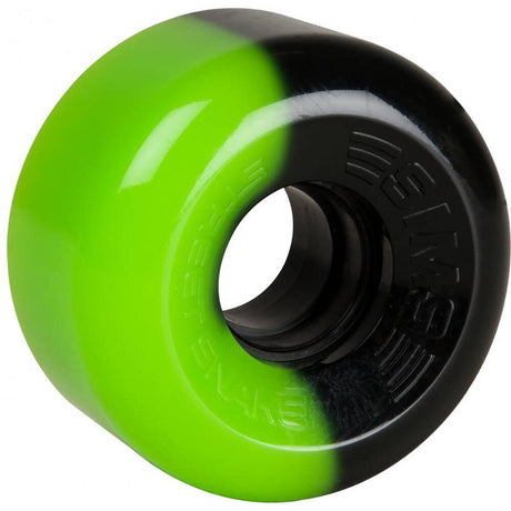 Sims Street Snakes 2 Tone 62mm Quad Roller Skate Wheels - Green/Black