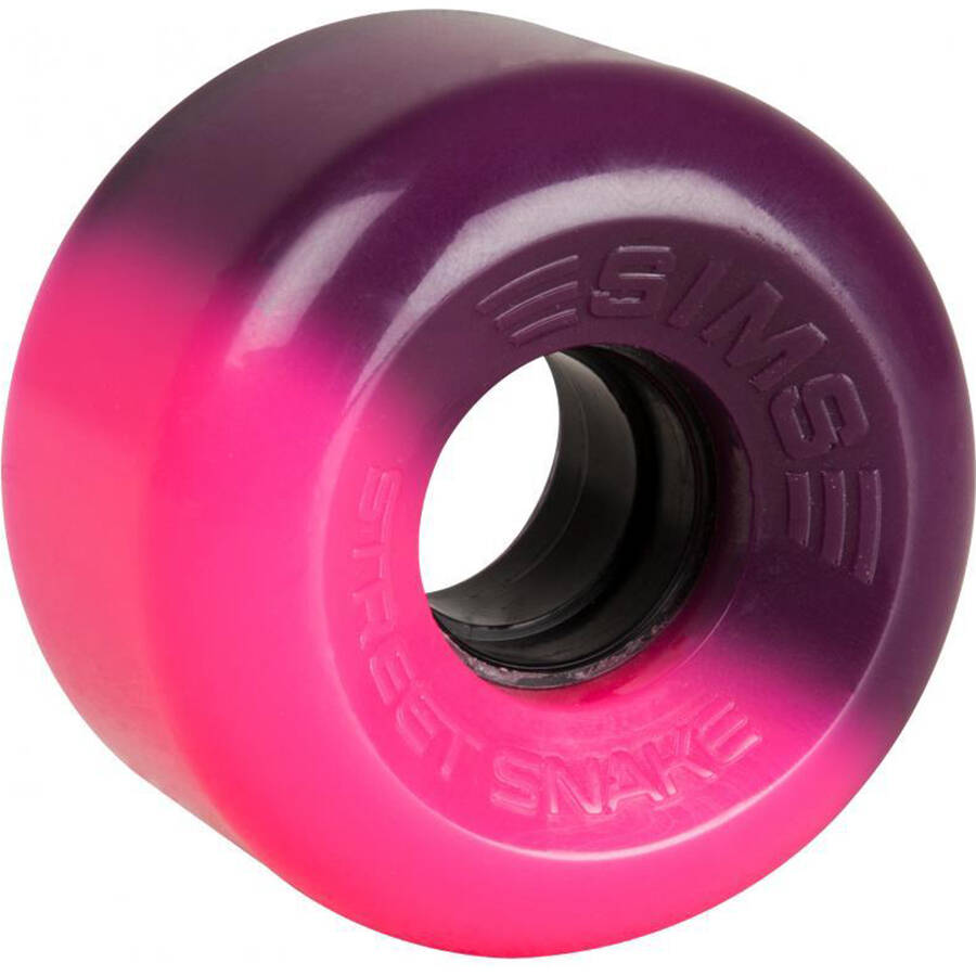 Sims Street Snakes 2 Tone 62mm Quad Roller Skate Wheels - Pink/Purple