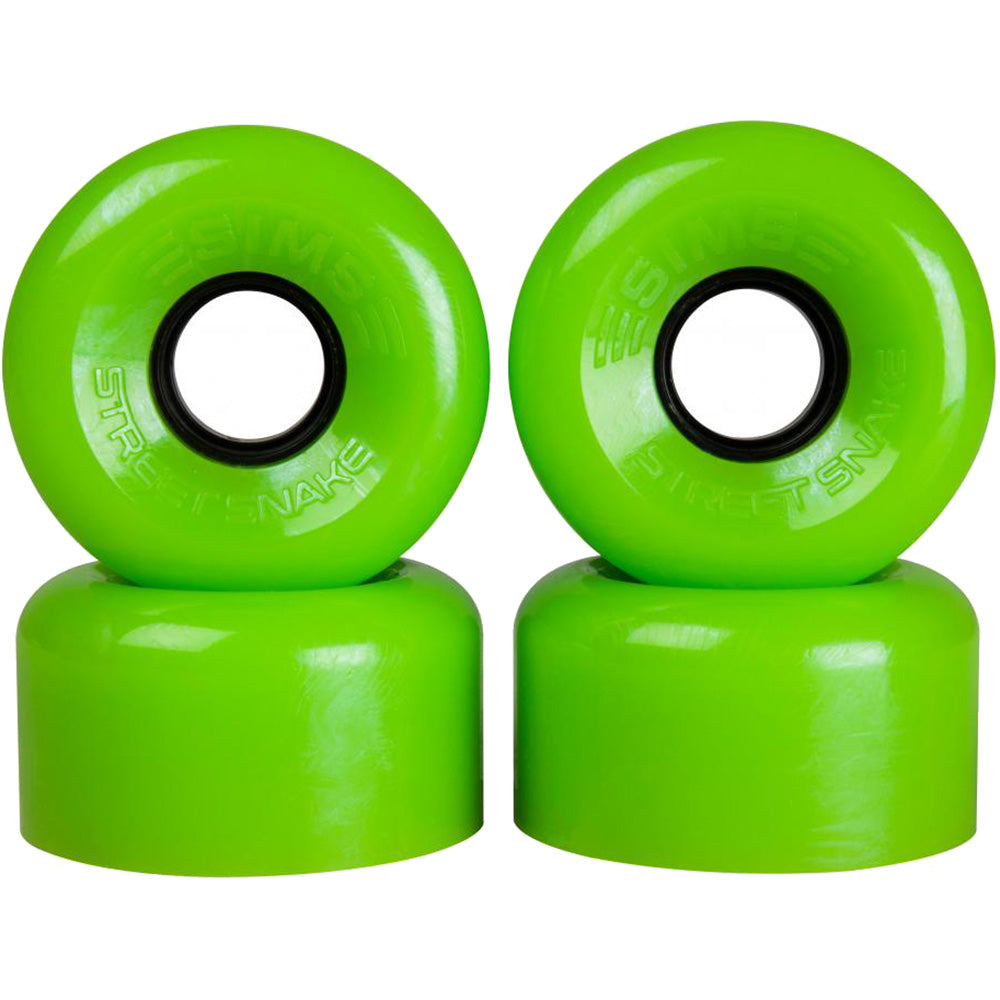 Sims Street Snakes 62mm Quad Roller Skate Wheels - Green
