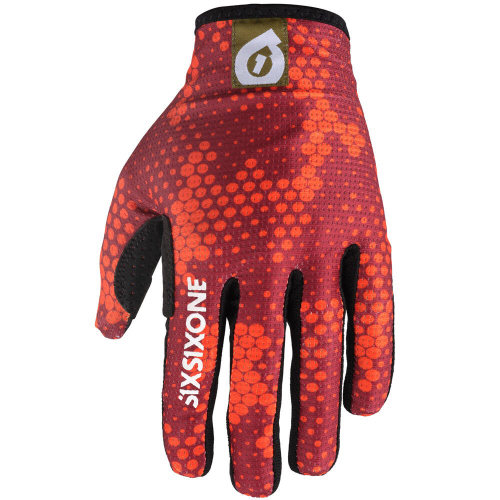 SIXSIXONE Comp Youth Protective Gloves - Digi Orange
