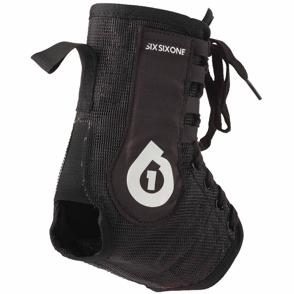 SIXSIXONE Race Brace Pro Ankle Guards - Black