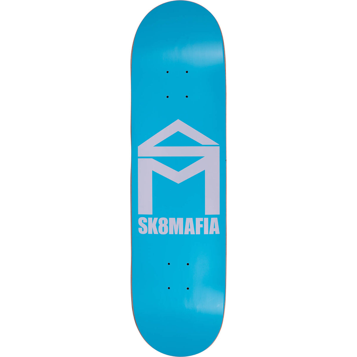 Sk8 Mafia Flo Series House Logo Skateboard Deck - Fluor Blue 8.25"