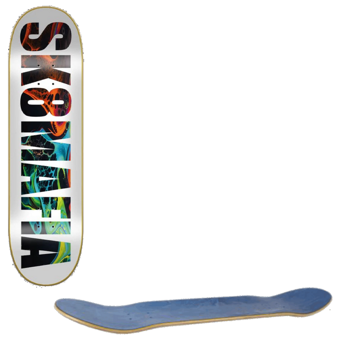 Sk8 Mafia Swirl Skateboard Deck - 7.75''