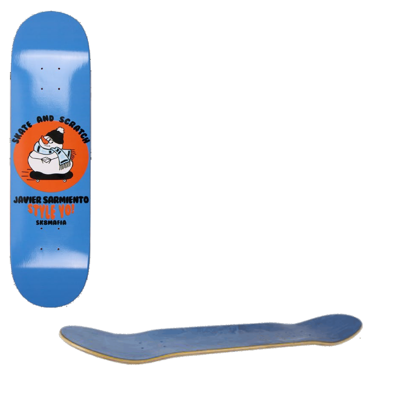 Sk8 Mafia Skate and Scratch Skateboard Deck - Sarmiento 7.75''