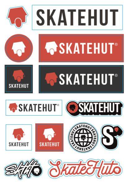 Skatehut Sticker Sheet