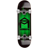 Sk8 Mafia Glare Custom Skateboard - Green/Black 8.38"