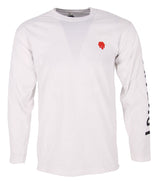 Skatehut Sleeve Script Longsleeve T-Shirt - White/Black LRG