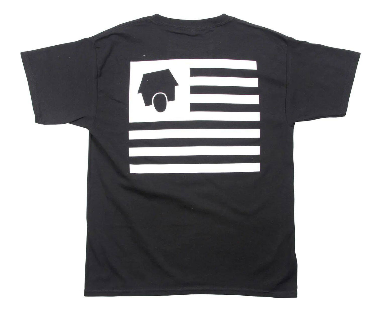 SkateHut StateHut Kids T Shirt - Black/White