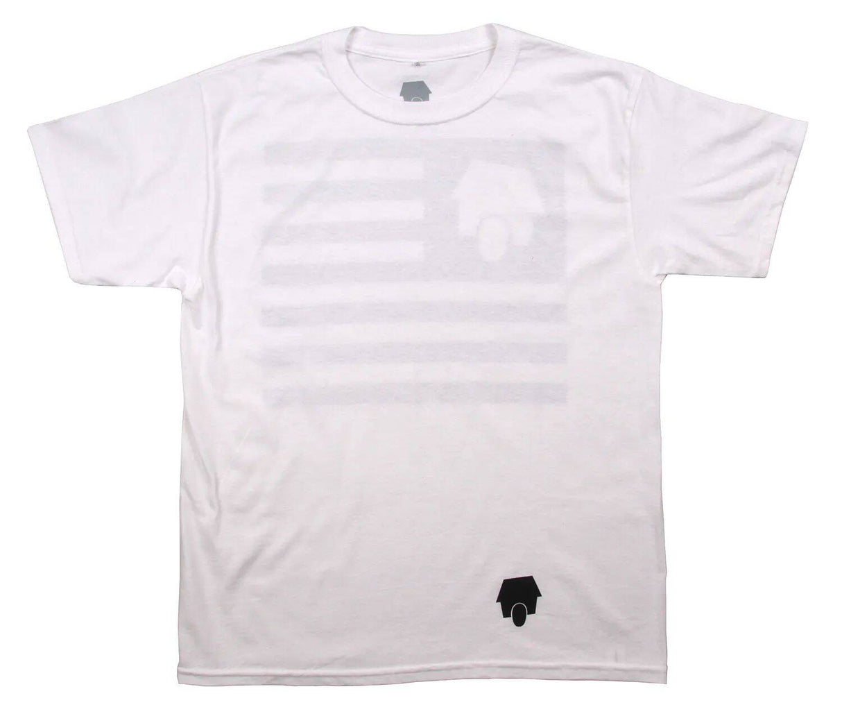 SkateHut StateHut Kids T Shirt - White/Black