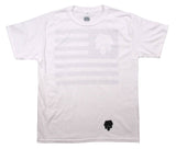 SkateHut StateHut Kids T Shirt - White/Black