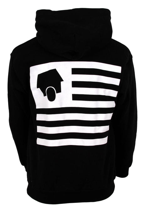 Skatehut Statehut Kids Pullover Hoodie - Black/White Yth LRG