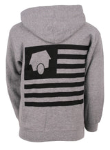 Skatehut Statehut Kids Zip Hoodie - Grey/Black Yth LRG