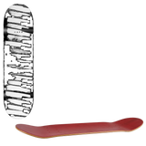 Skateboard Cafe Keys Skateboard Deck - Black 8.5''