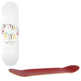 Skateboard Cafe Peace Skateboard Deck - White 8.5''