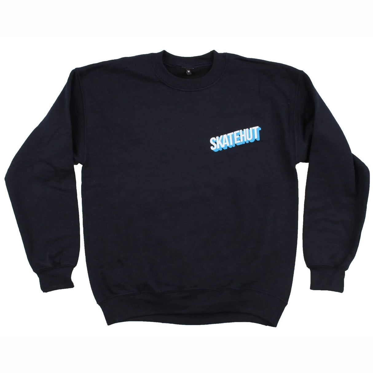 SkateHut 3D Stacked Kids Sweatshirt - Navy