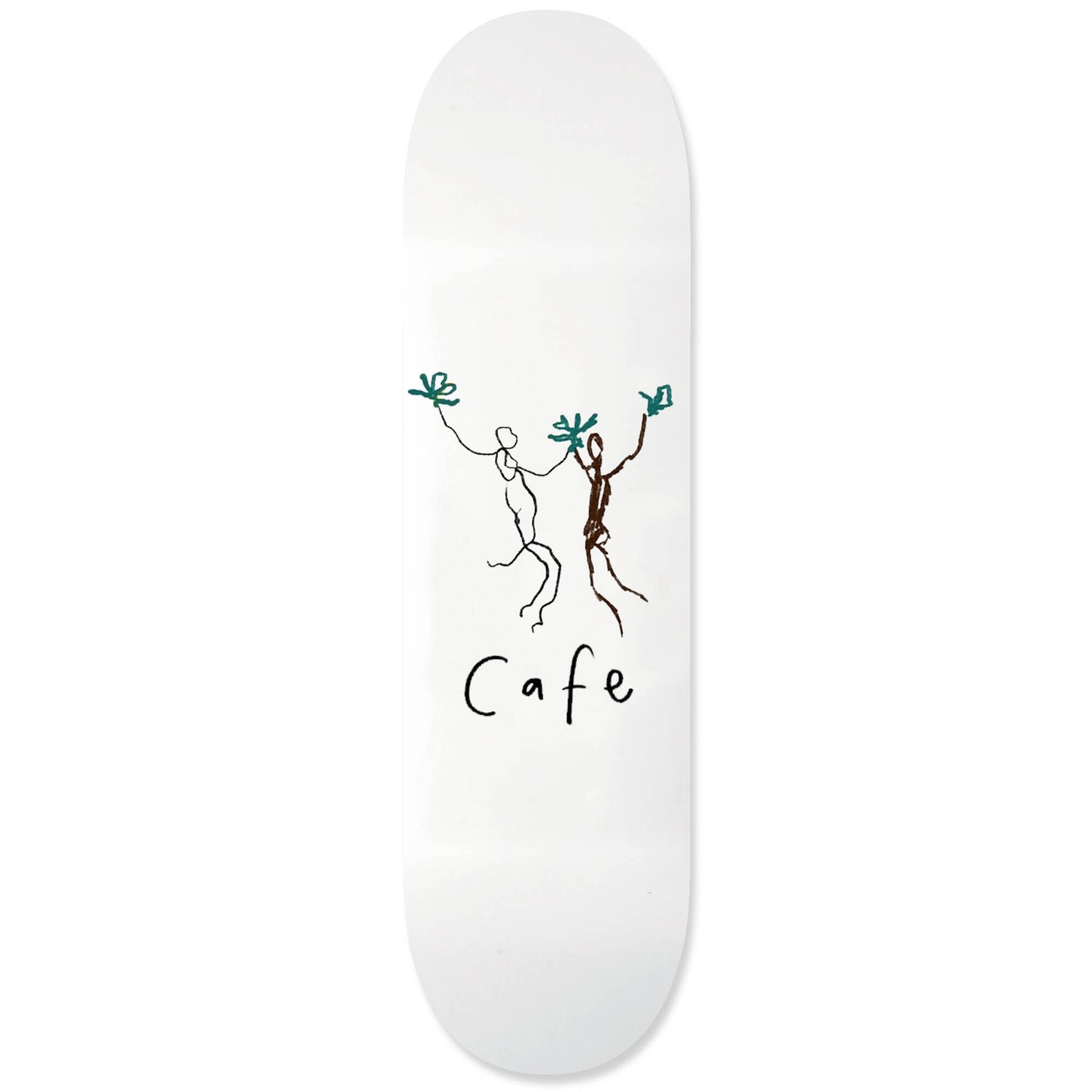 Skateboard Cafe Unity Skateboard Deck - White 8.5''