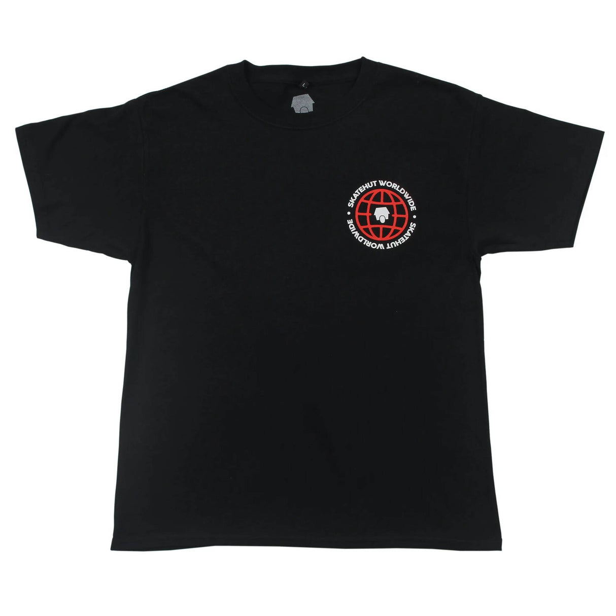 SkateHut Worldwide Kids T Shirt - Black Yth XL