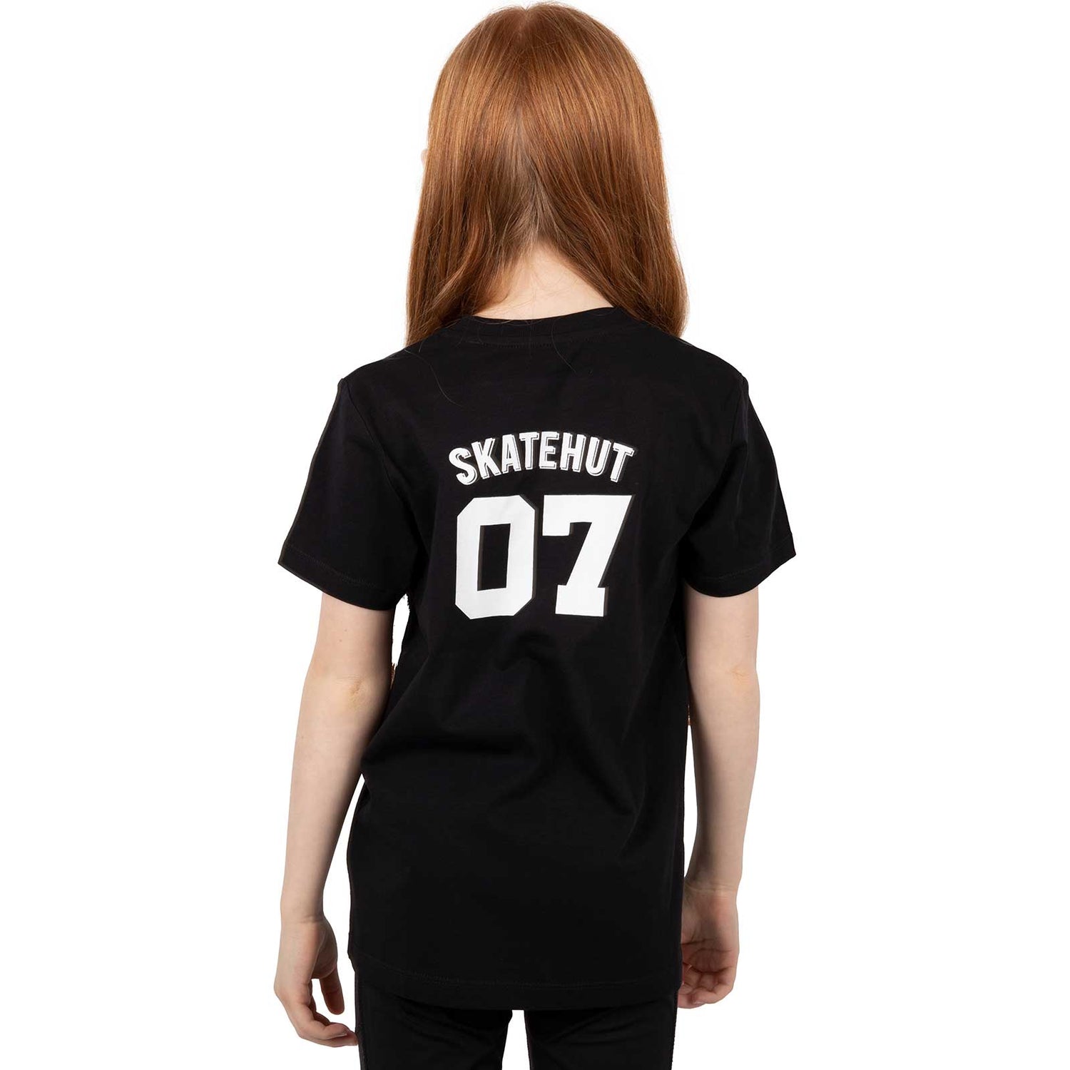 SkateHut Organic 07 Kids T Shirt - Black