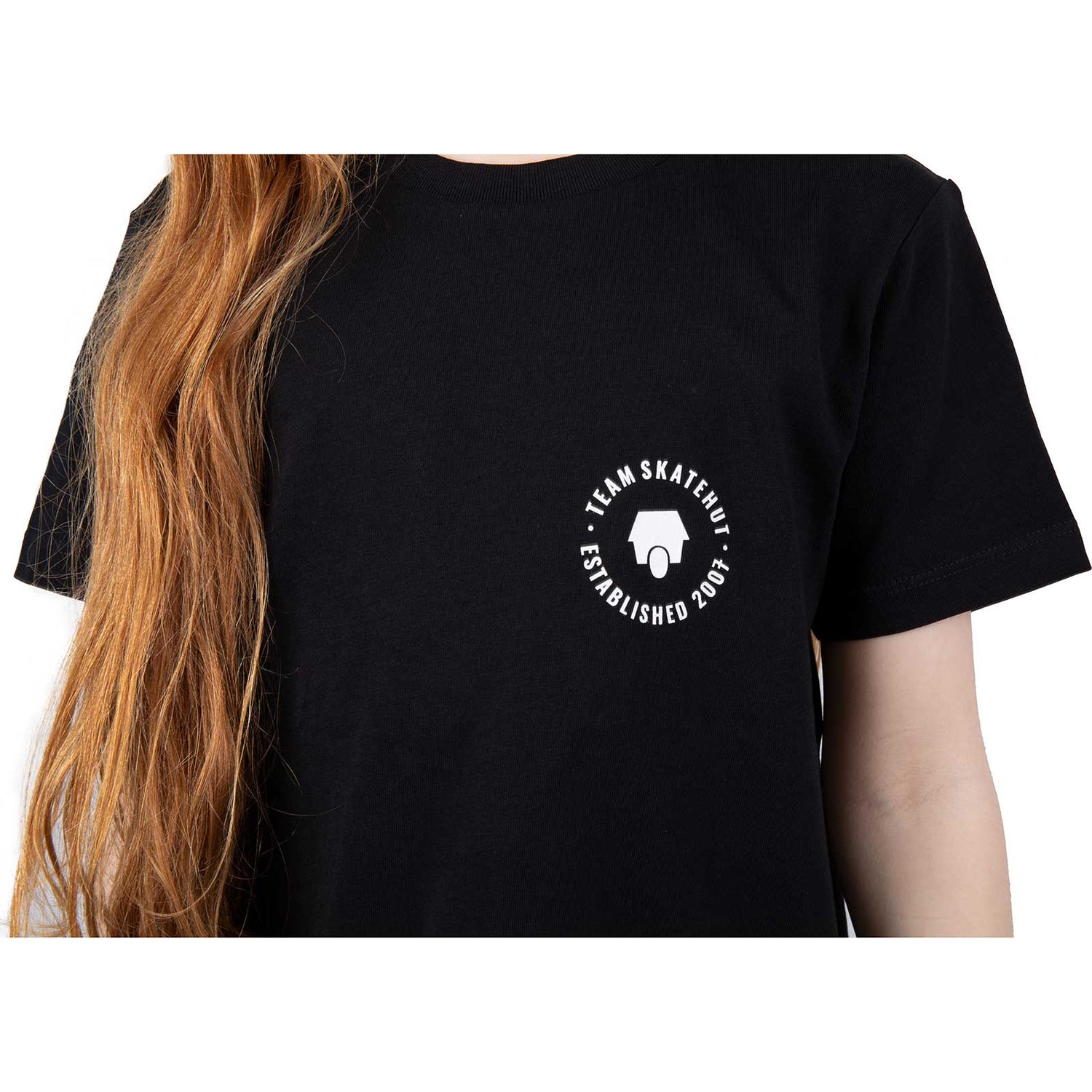 SkateHut Organic 07 Kids T Shirt - Black
