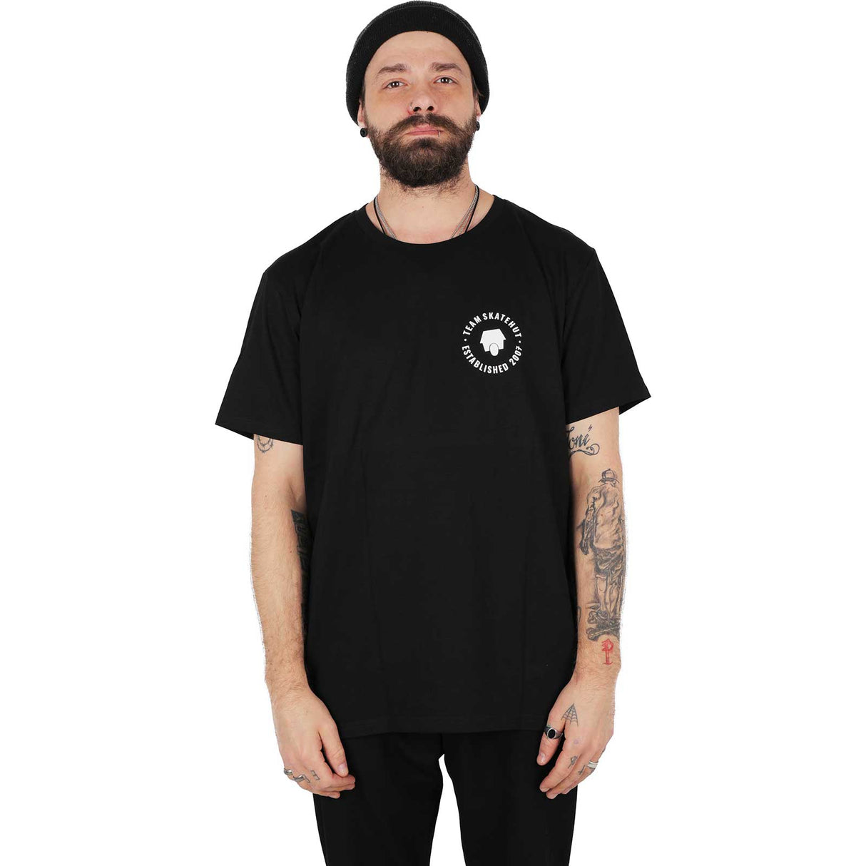 SkateHut Organic 07 T Shirt - Black
