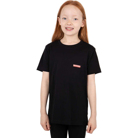 SkateHut Organic Glitch Kids T Shirt - Black