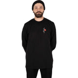 SkateHut Organic Pagoda Long Sleeve T Shirt - Black