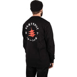 SkateHut Organic Pagoda Long Sleeve T Shirt - Black