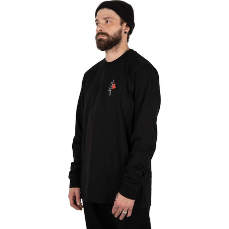 SkateHut Organic Pagoda Long Sleeve T Shirt - Black