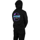 SkateHut Organic Retro Hoodie - Black