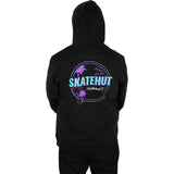 SkateHut Organic Retro Hoodie - Black