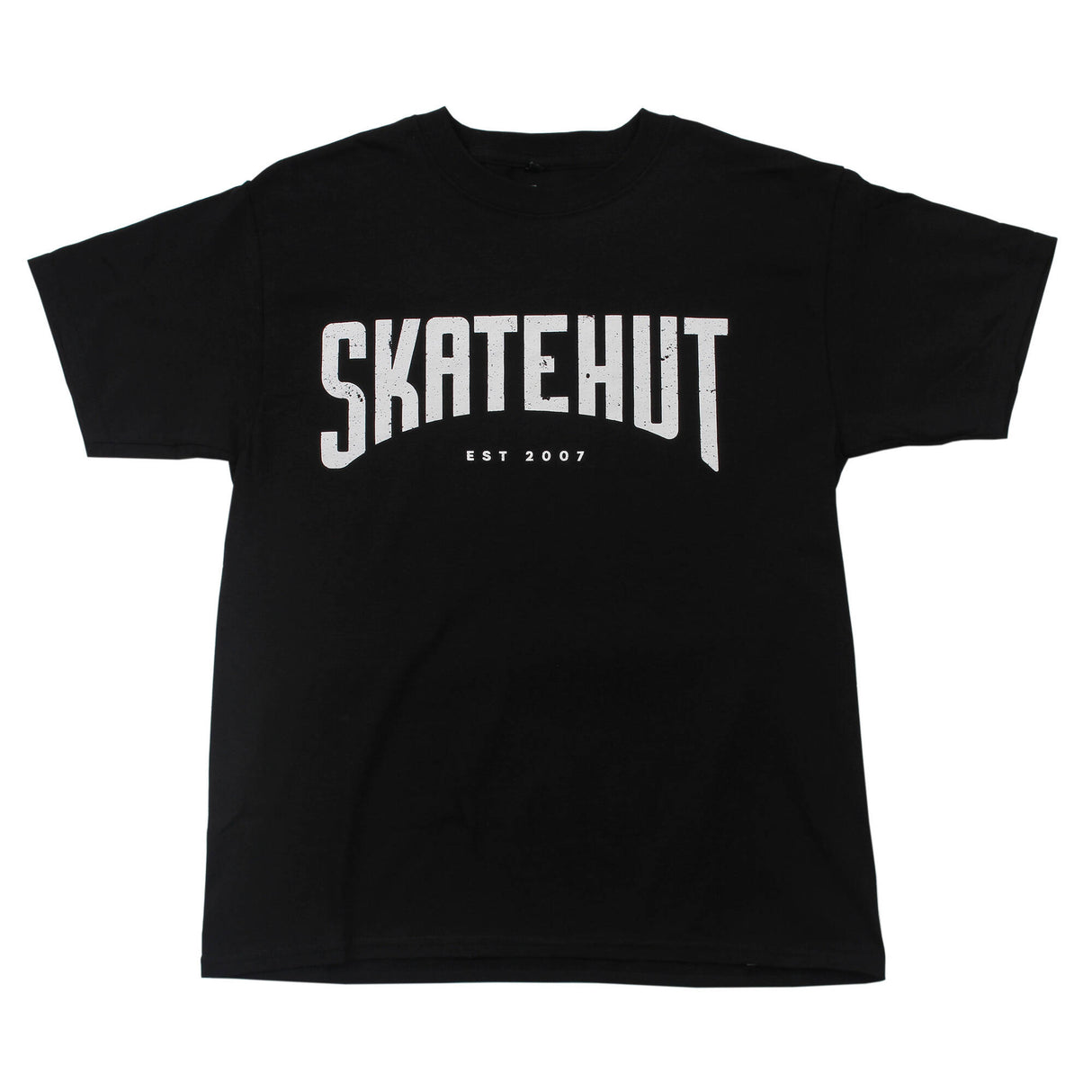 SkateHut Arc Kids T Shirt - Black Yth LRG