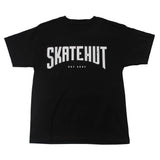 SkateHut Arc Kids T Shirt - Black Yth LRG