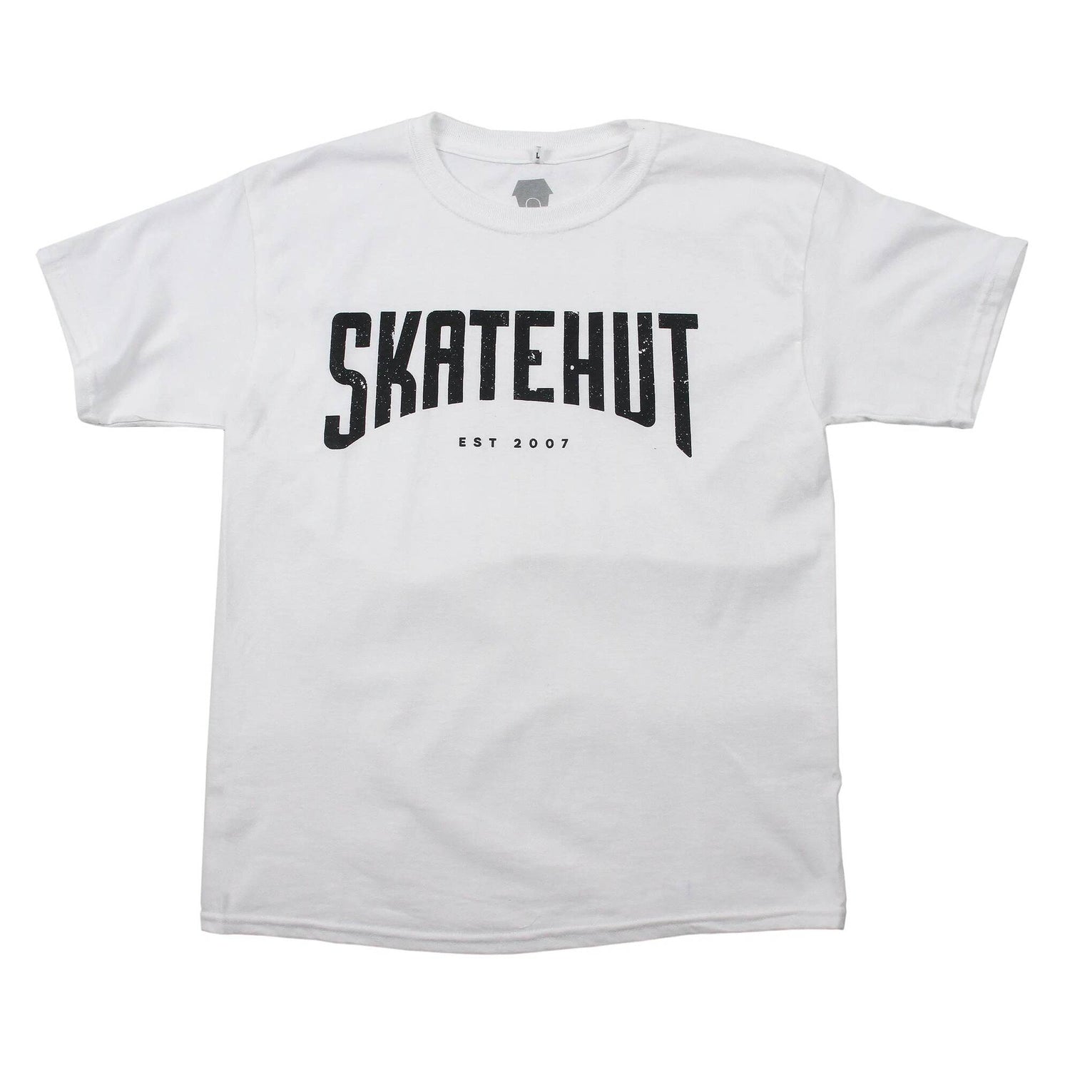 SkateHut Arc Kids T Shirt - White