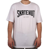 SkateHut Arc T Shirt - White Large