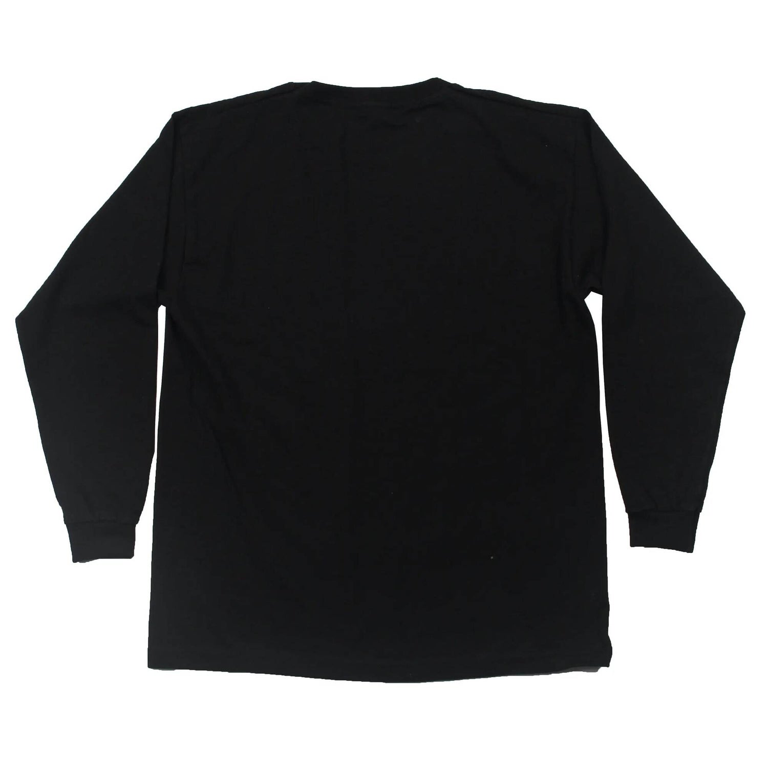 SkateHut Script Logo Kids Long Sleeve T Shirt - Black/White