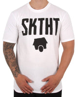 SkateHut SKTHT T Shirt - White XS