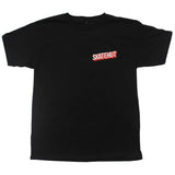 SkateHut 3D Stacked Kids T Shirt - Black Yth LRG
