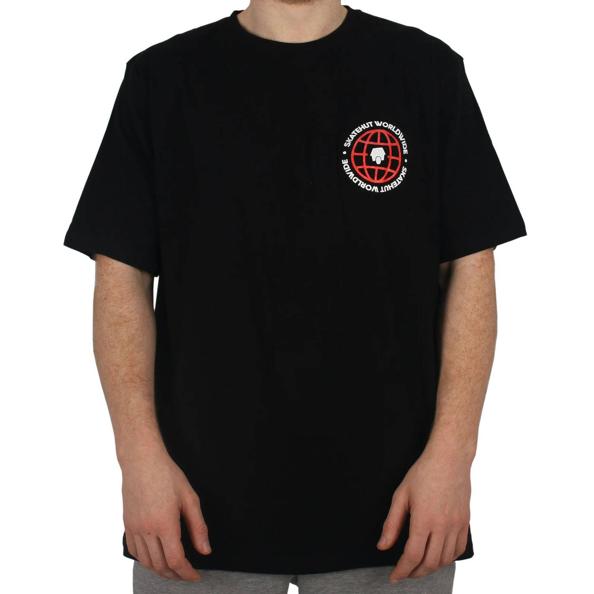 SkateHut Worldwide T Shirt - Black