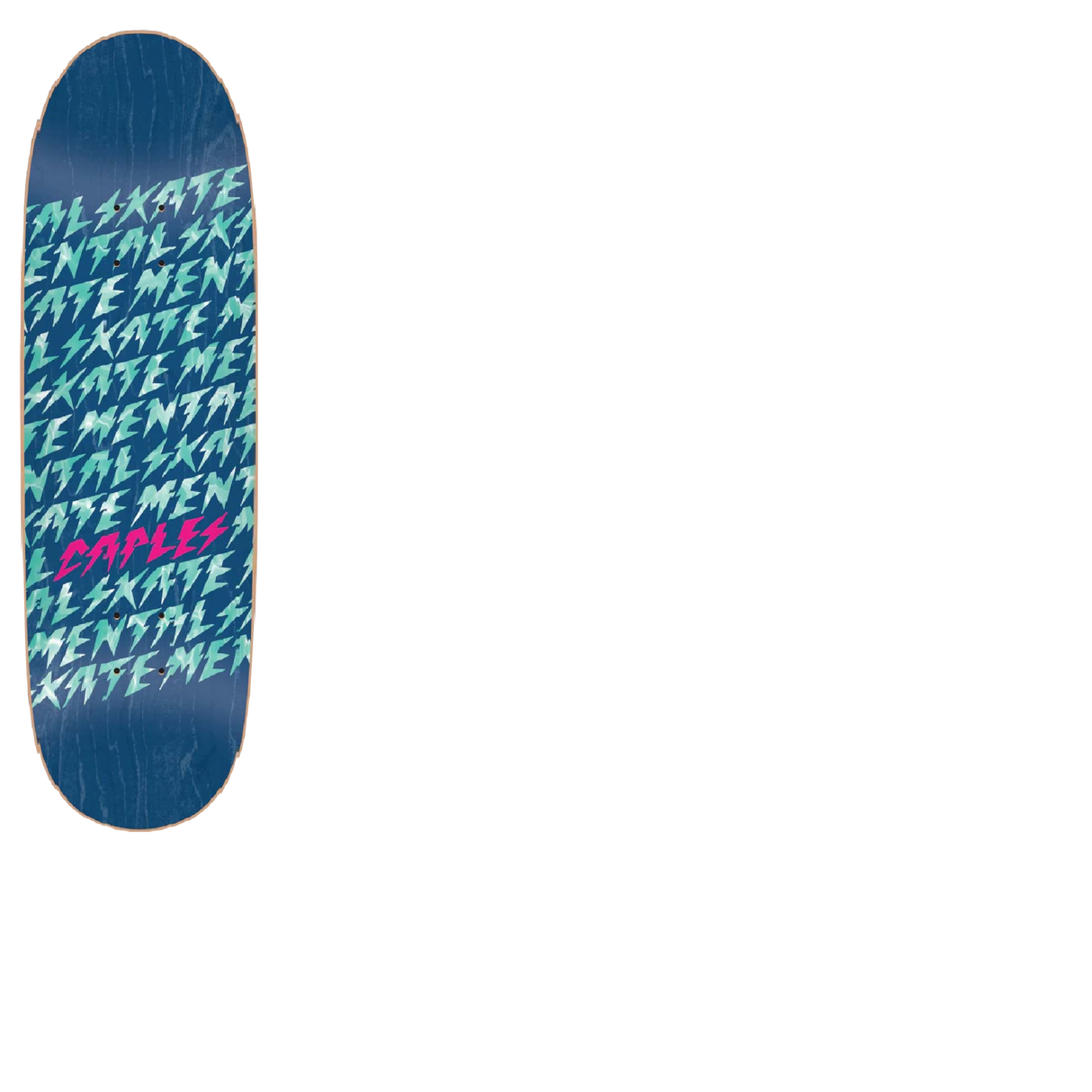 Skate Mental Bolts Pro Skateboard Deck - Caples 9"