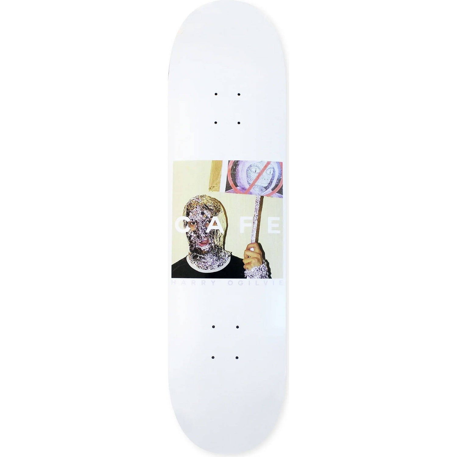 Skateboard Cafe Urban Shapeshifting Reptilian Skateboard Deck - Harry Ogilvie 8"