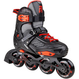Skatelife Nitro Freestyle Adjustable Inline Skates - Black/Red