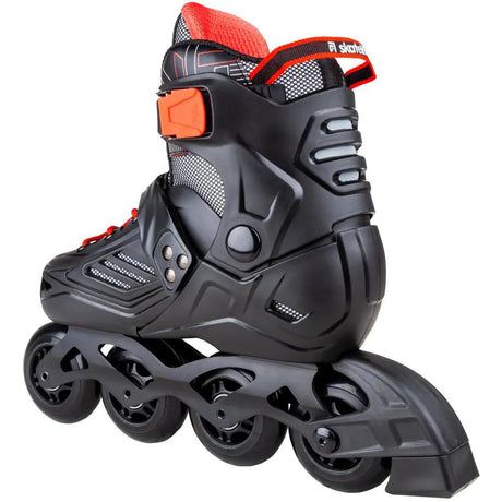 Skatelife Nitro Freestyle Adjustable Inline Skates - Black/Red