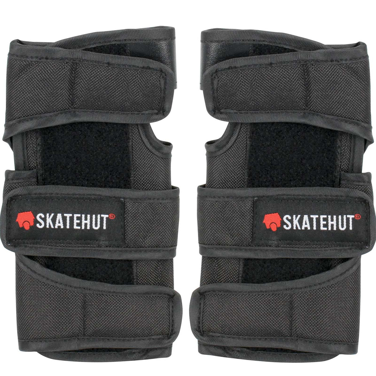 SkateHut Pro Wrist Guards - Black