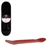 Skateboard Cafe ''45'' Skateboard Deck - Black/Lavender 8.5''