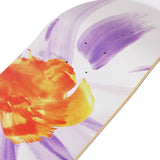 Skateboard Cafe Floral Skateboard Deck - White 7.75''