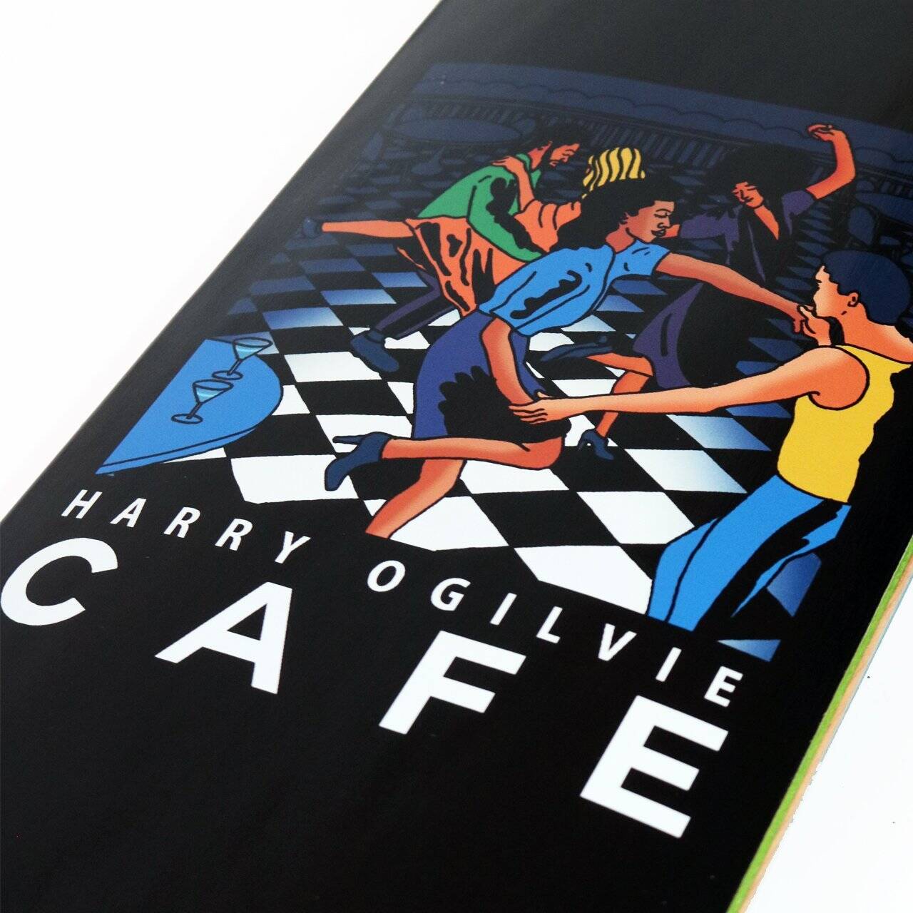 Skateboard Cafe Old Duke Skateboard Deck - Black 8.38''