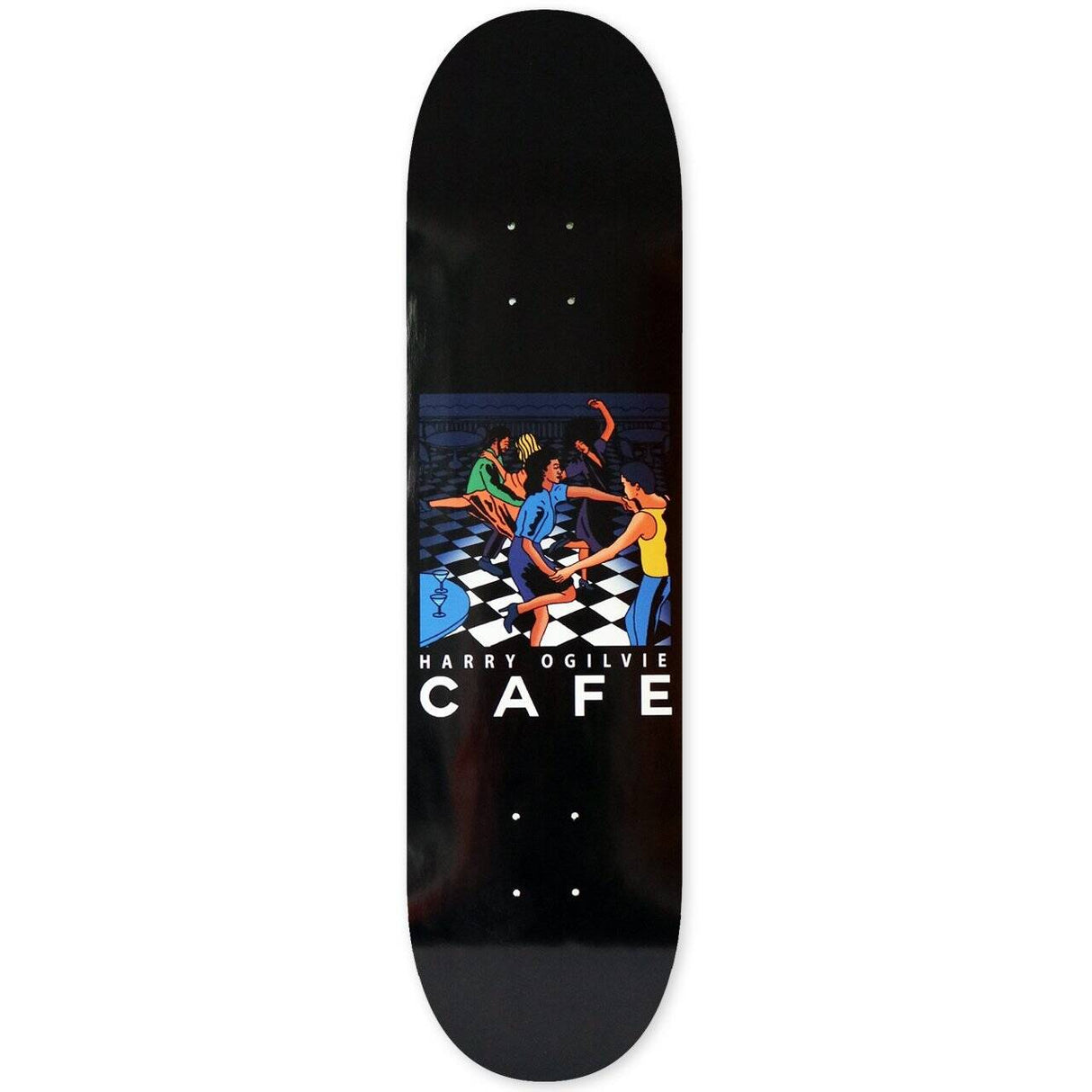 Skateboard Cafe Old Duke Skateboard Deck - Black 8.38''