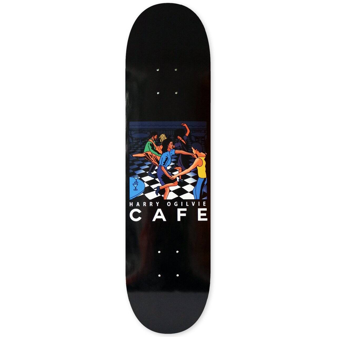 Skateboard Cafe Old Duke Skateboard Deck - Black 8.38''